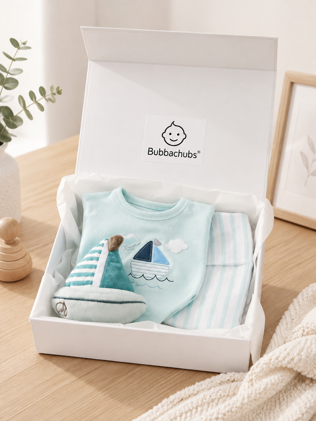 Bubbachubs Baby Boy Summer Outfit Gift Set 0–6 Months