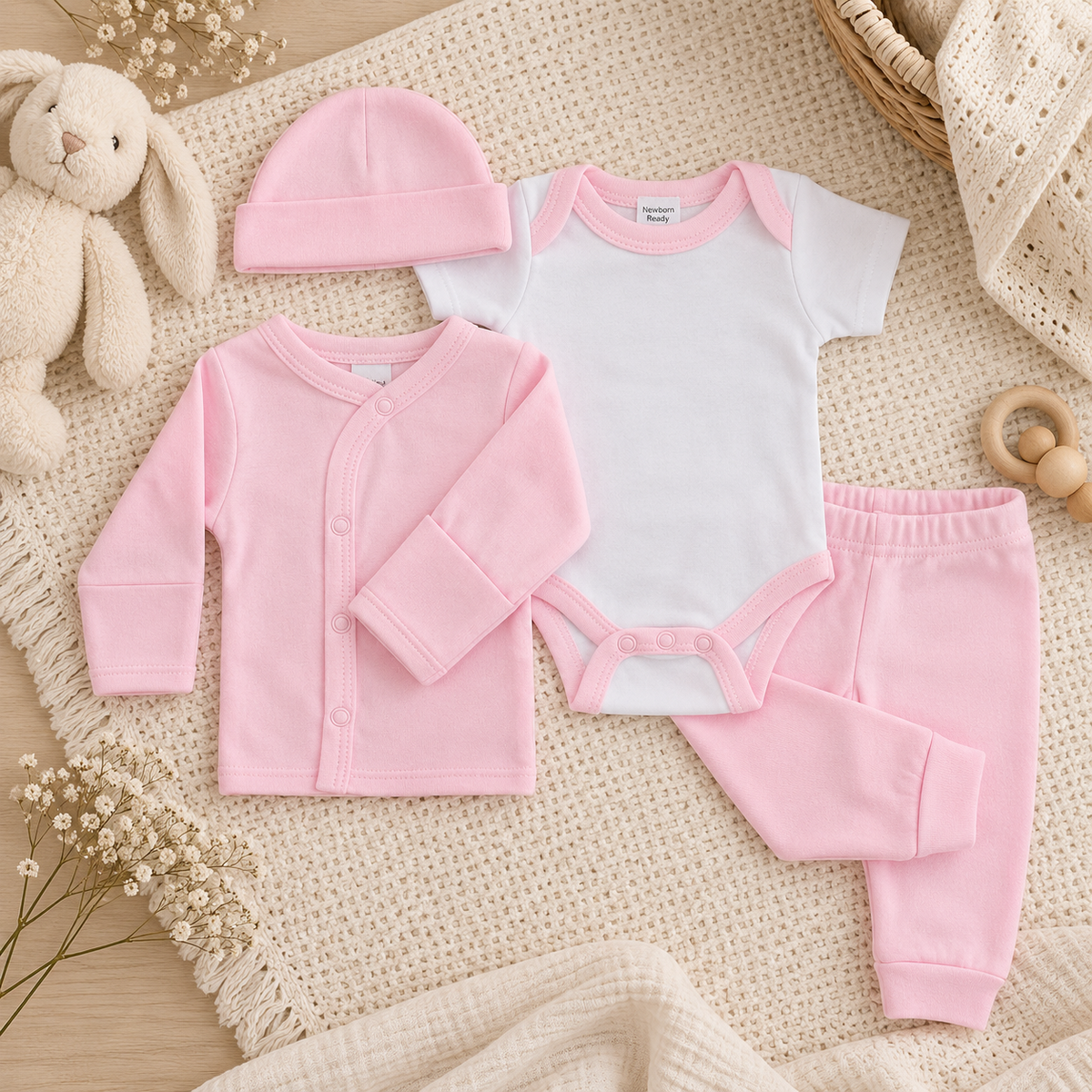 Baby Girls Premature 4 piece Set (3.5lbs)