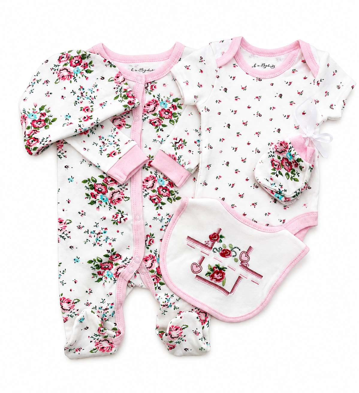 Bubbachubs Baby Girls Baby Shower Or New Arrival Gift Set