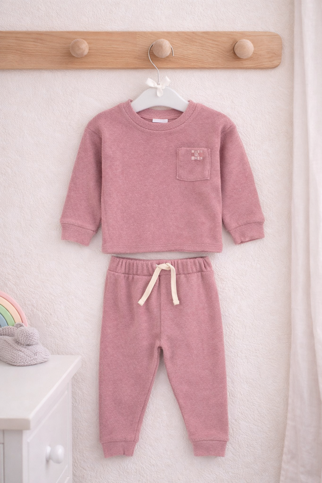 Girl's Brushed Rib Sweatshirt & Jog Pants 2-4 Years