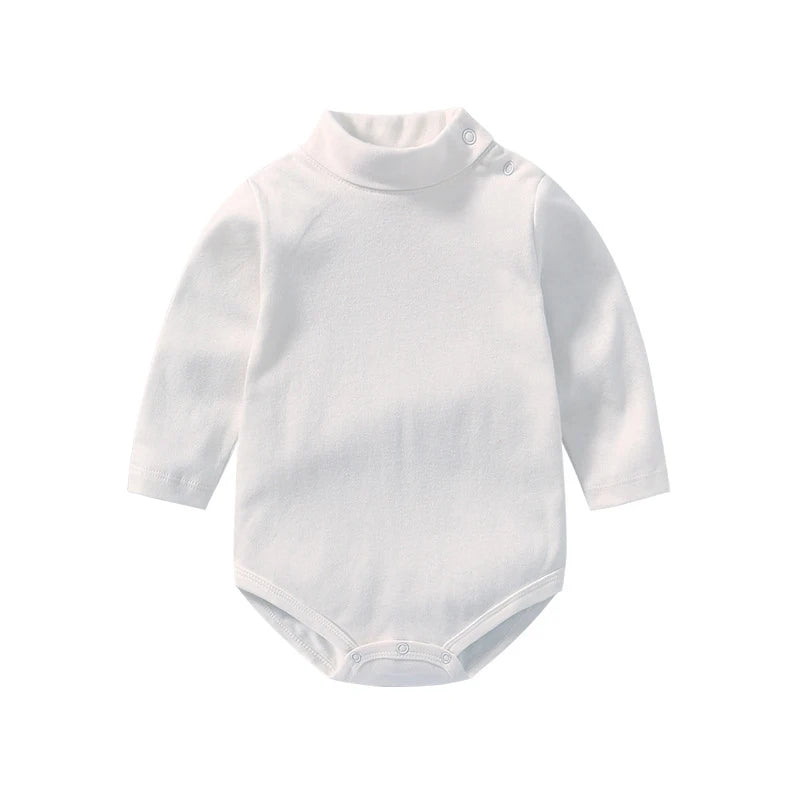 Boys Cotton Turtleneck Bodysuit 3 Months- 3 Years