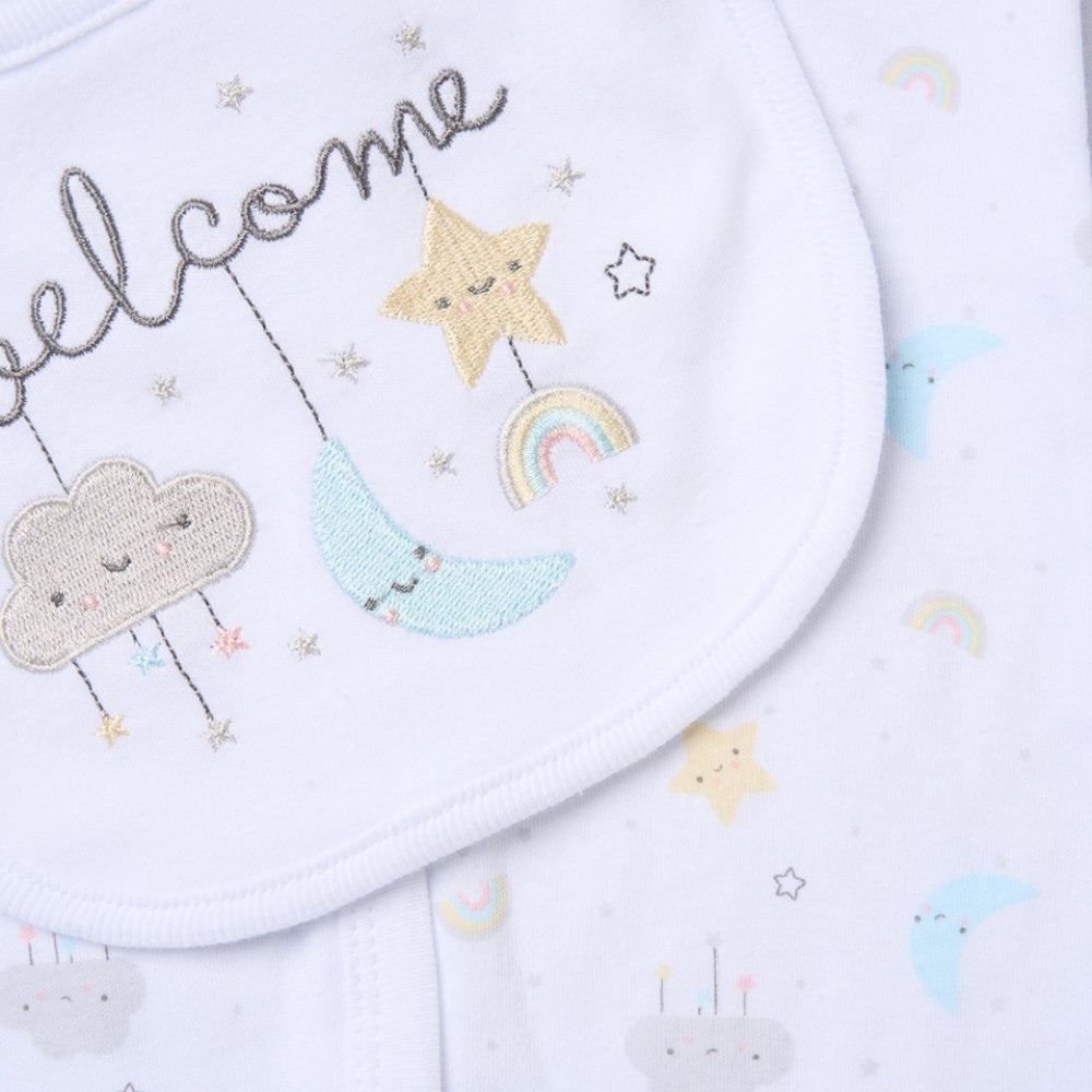 Baby Unisex Welcome 5 Piece Set Plus Gift Bag 0-6 Months