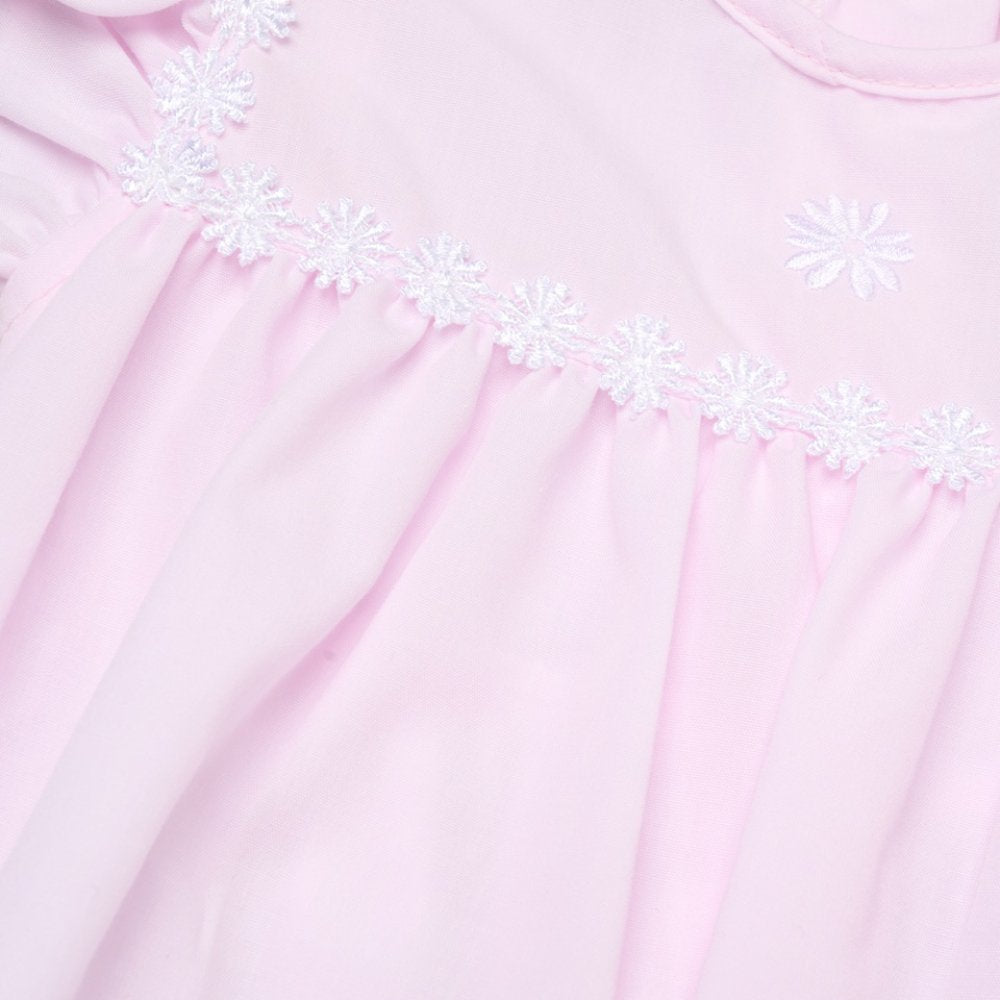 Baby Girls Romper With Embroidery (0-9 Months)