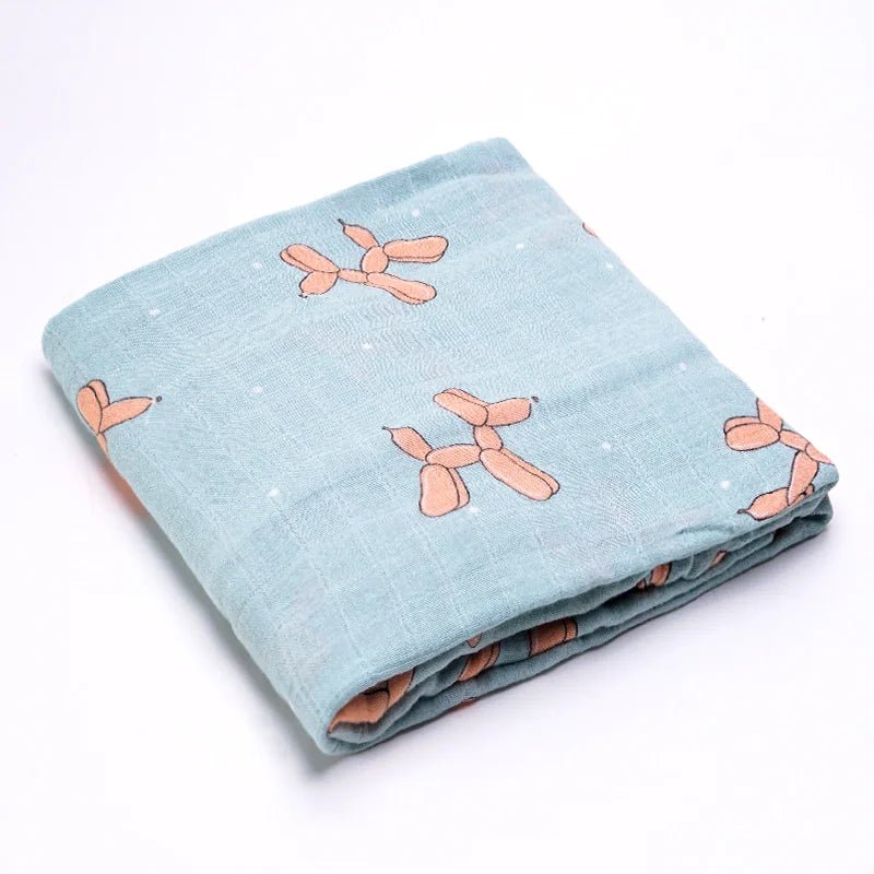 Soft Cotton Baby Muslin Blanket - 120x120cm