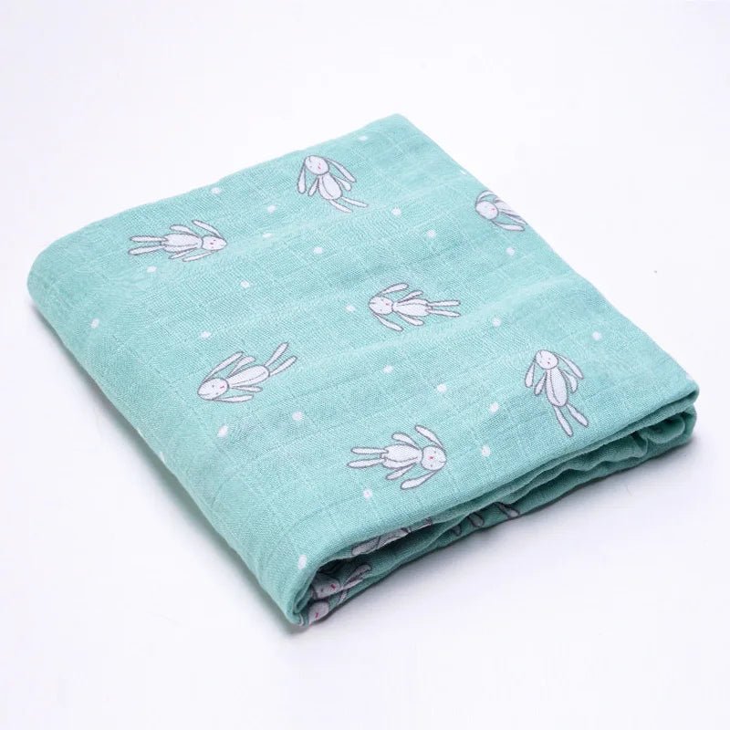 Soft Cotton Baby Muslin Blanket - 120x120cm