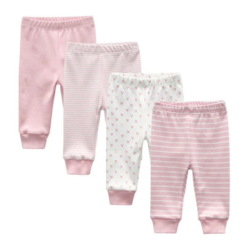 Baby 4 Pack Of Cotton Bottoms