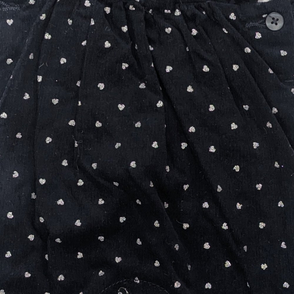 Baby Girl's Navy Corduroy Dungaree & Top Outfit 0-3 Years