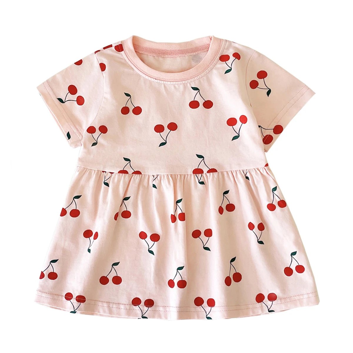 Girl's Short Sleeve Summer Dress 6 Months - 4 Years