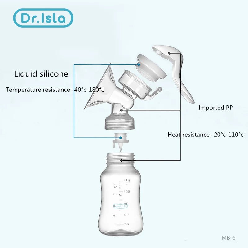 Dr.isla Manual Breast Pump BPA Free