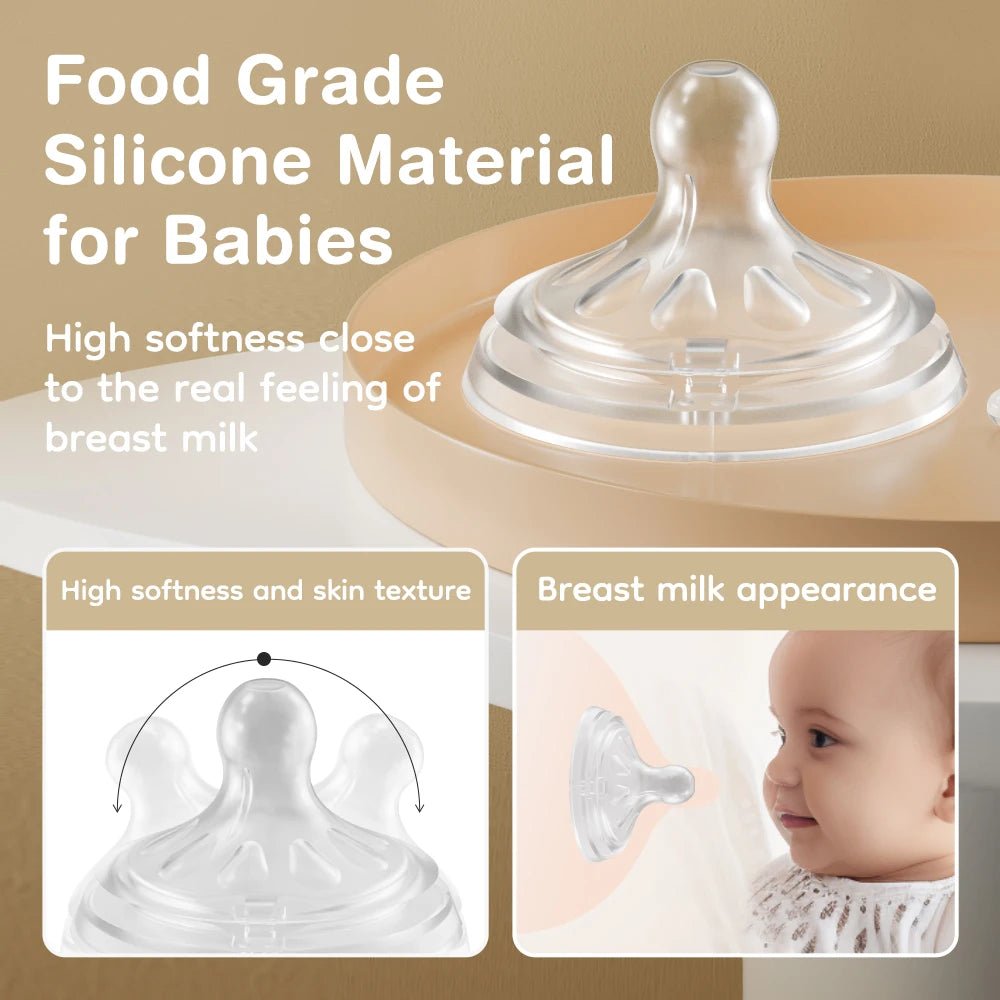 BPA-Free Baby Bottle Feeding Supplies - Choose Your Size!