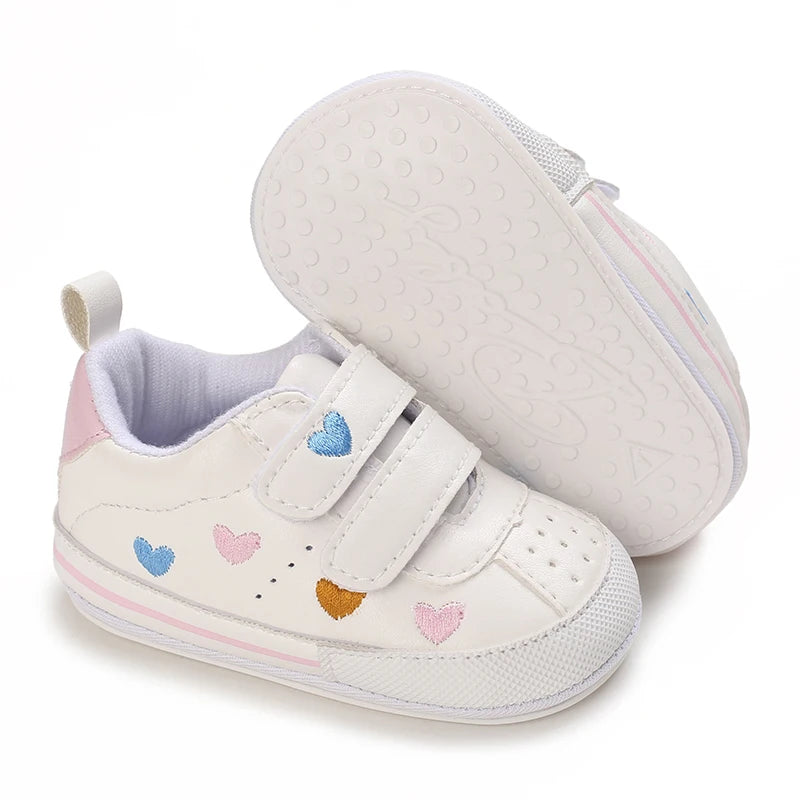 Baby Girls Soft Sole Pre Walker Shoes – First Steps Lightweight Shoes