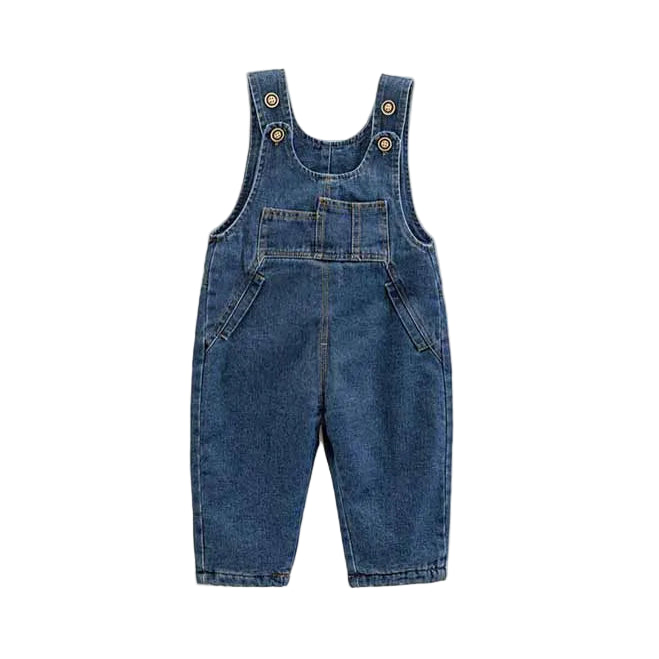 Fleece Lined Denim Dungarees 6 Months - 5 Years