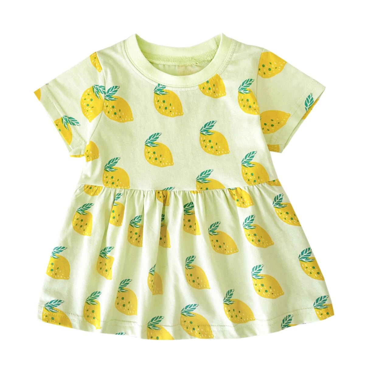 Girl's Short Sleeve Summer Dress 6 Months - 4 Years