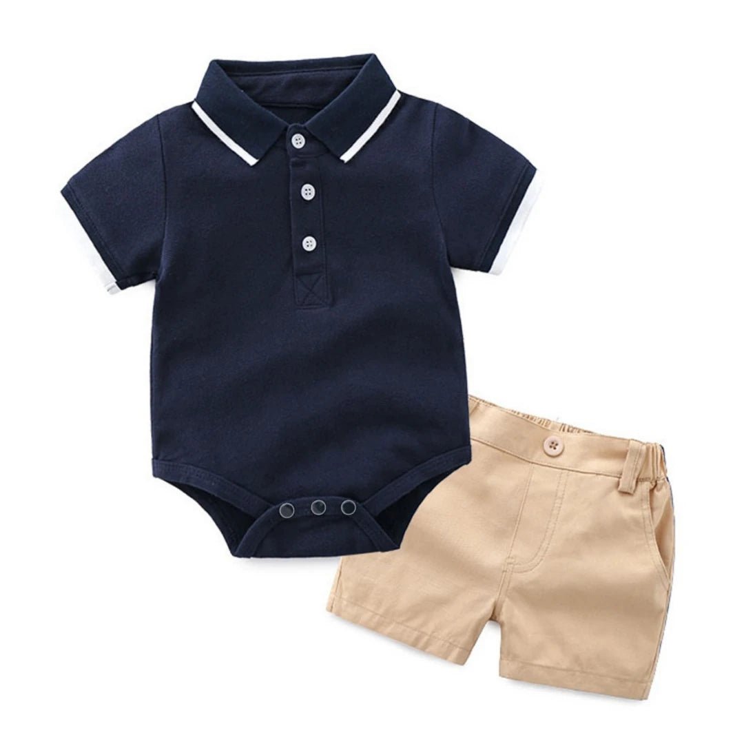 Cotton Boys Summer Outfit 9m-3y