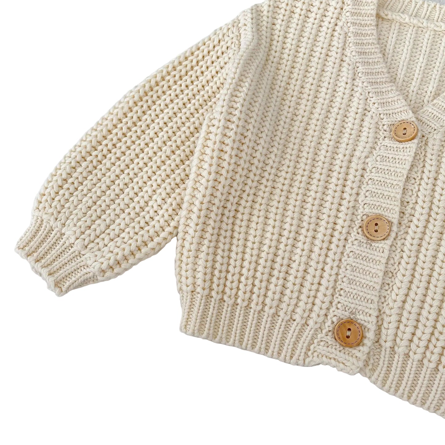 Chunky Knit Cardigan 3 Months - 6 Years
