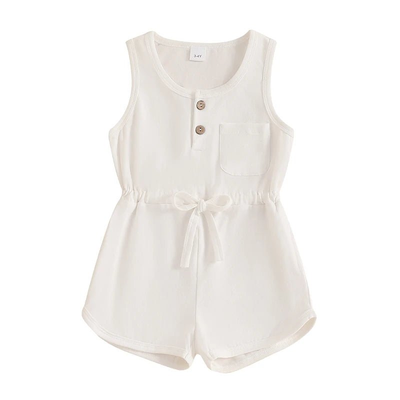 Girls Summer Sleeveless Playsuit 2-6 Years