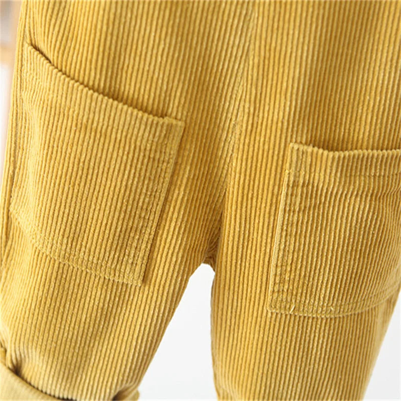 Boys Corduroy Dungarees 9 Months - 5 Years