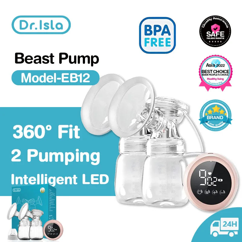 Dr.isla Double Electric Breast Pumps - Bubbachubs