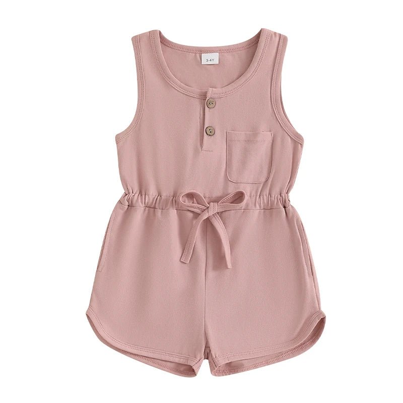 Girls Summer Sleeveless Playsuit 2-6 Years