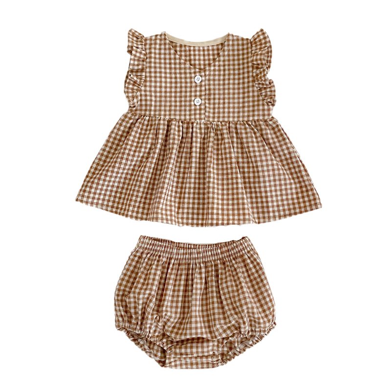 Summer Girls Outfit: 3 Months-3 Years