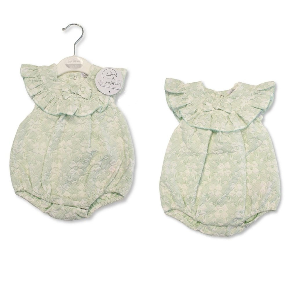 Baby Girls Jacquard Romper Newborn - 9 Months