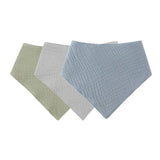 Baby Cotton Triangle Bib Set of 3/4/5 - Bubbachubs