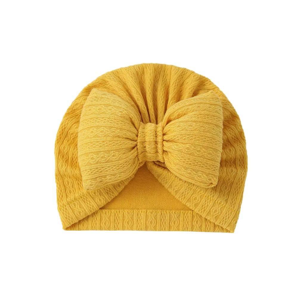 Baby Knitted Turban Hat - Cute Infant Beanie