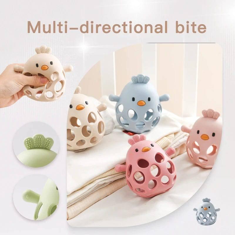 Silicone Baby Teether - BPA-Free Hollow Design