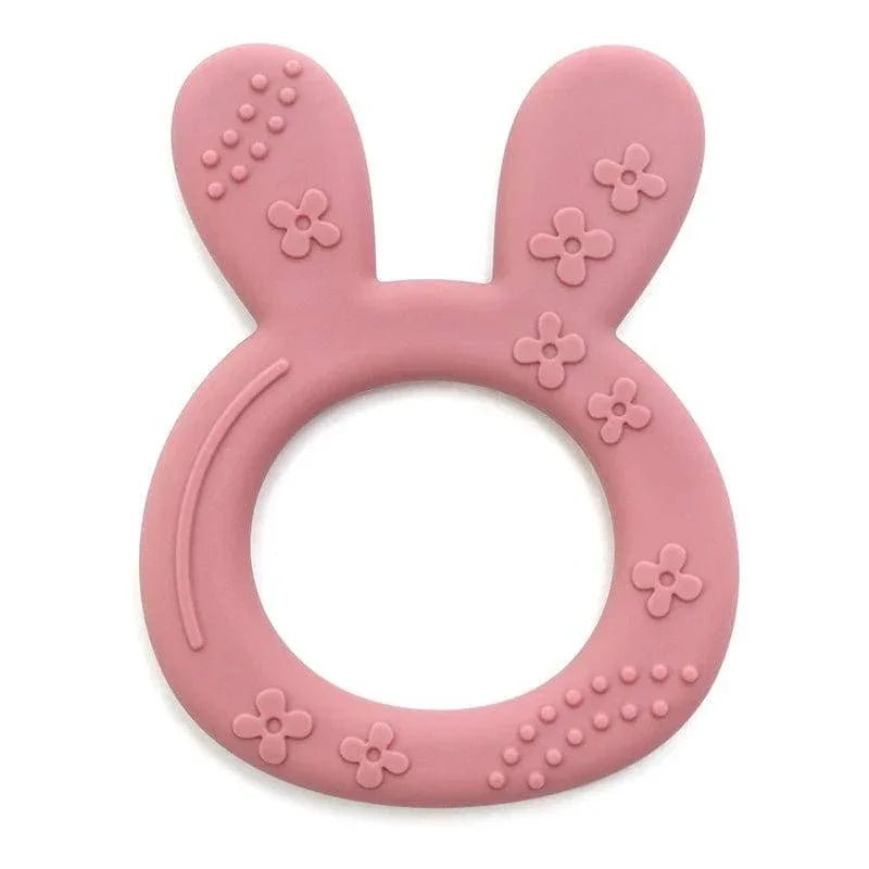 Cartoon Rabbit Silicone Teether - Baby Teething Toy