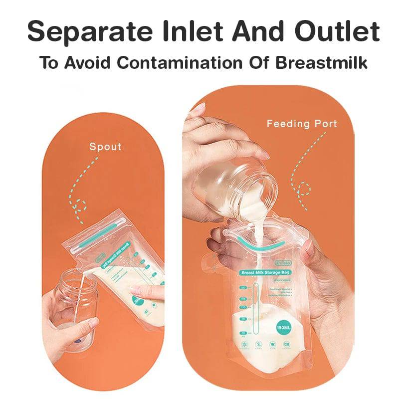 30Pcs BPA Free Breast Milk Storage Bags