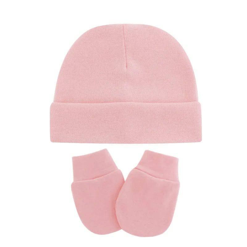 Newborn Cotton Hat+Mittens
