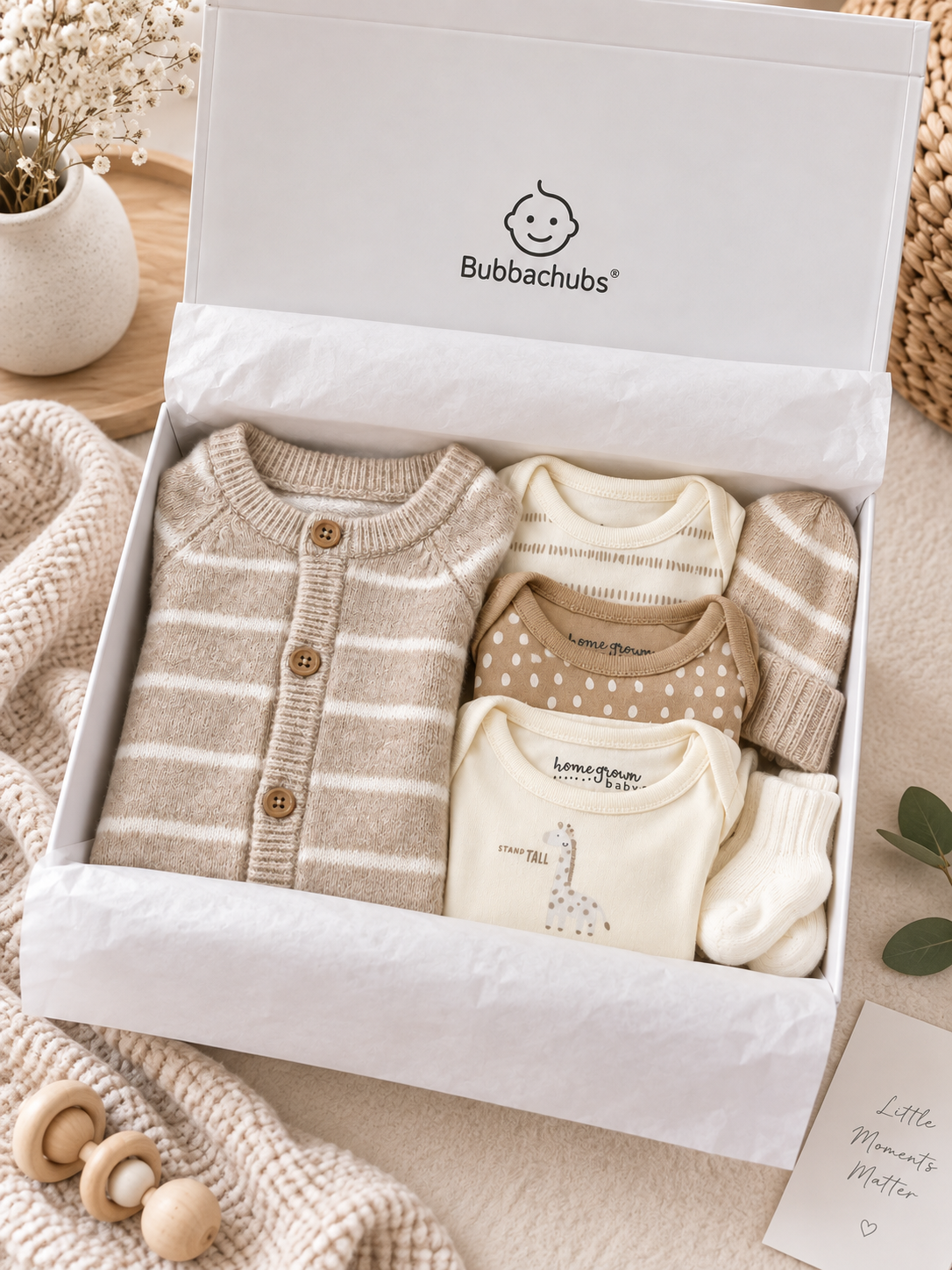 Bubbachubs Newborn Baby Gift Set