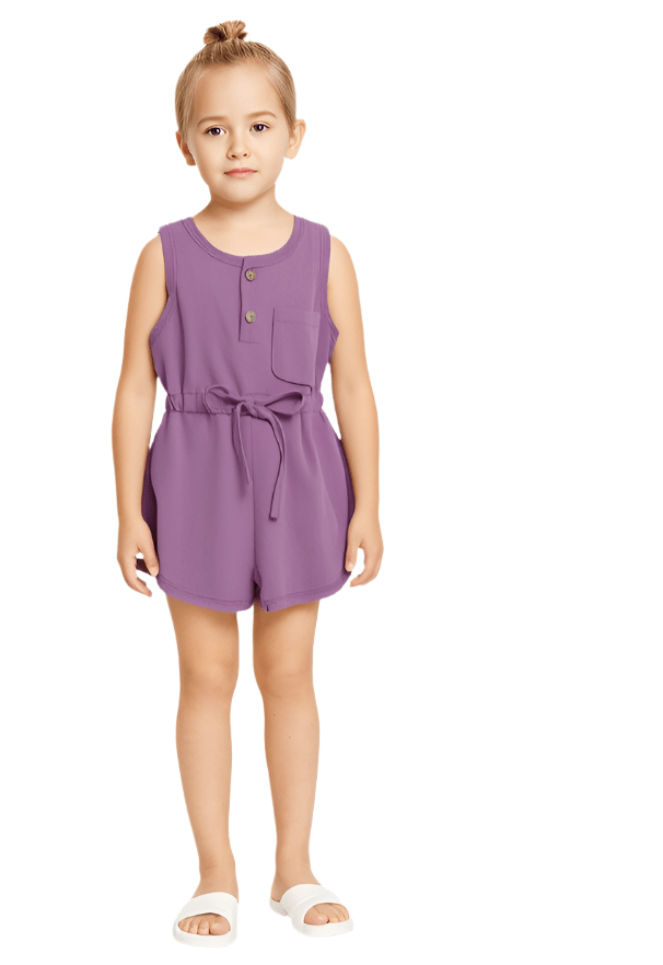Girls Summer Sleeveless Playsuit 2-6 Years