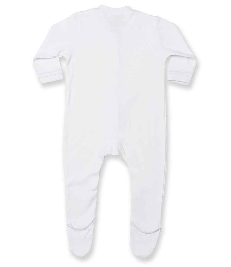 100% Cotton White Sleepsuit Newborn - 18 Months