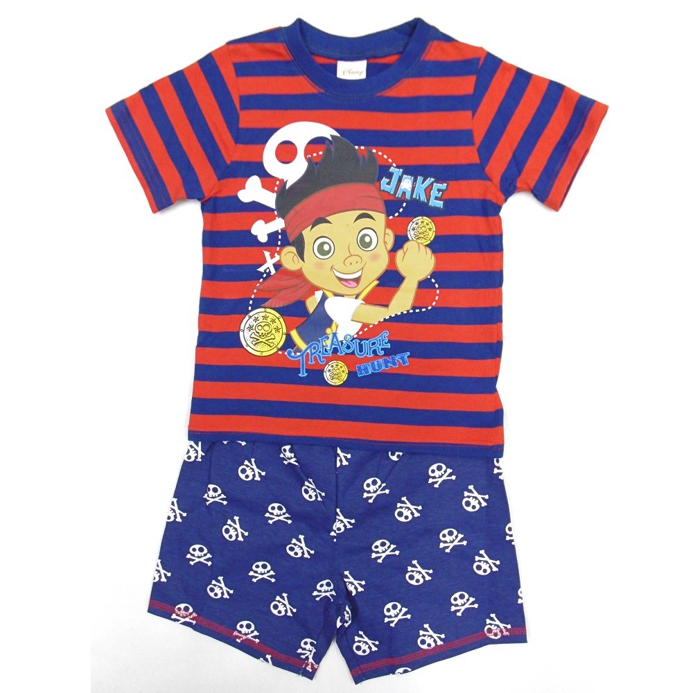 Boys Jake & The Neverland Pirates Shorts Pyjama Set 2-6 Years