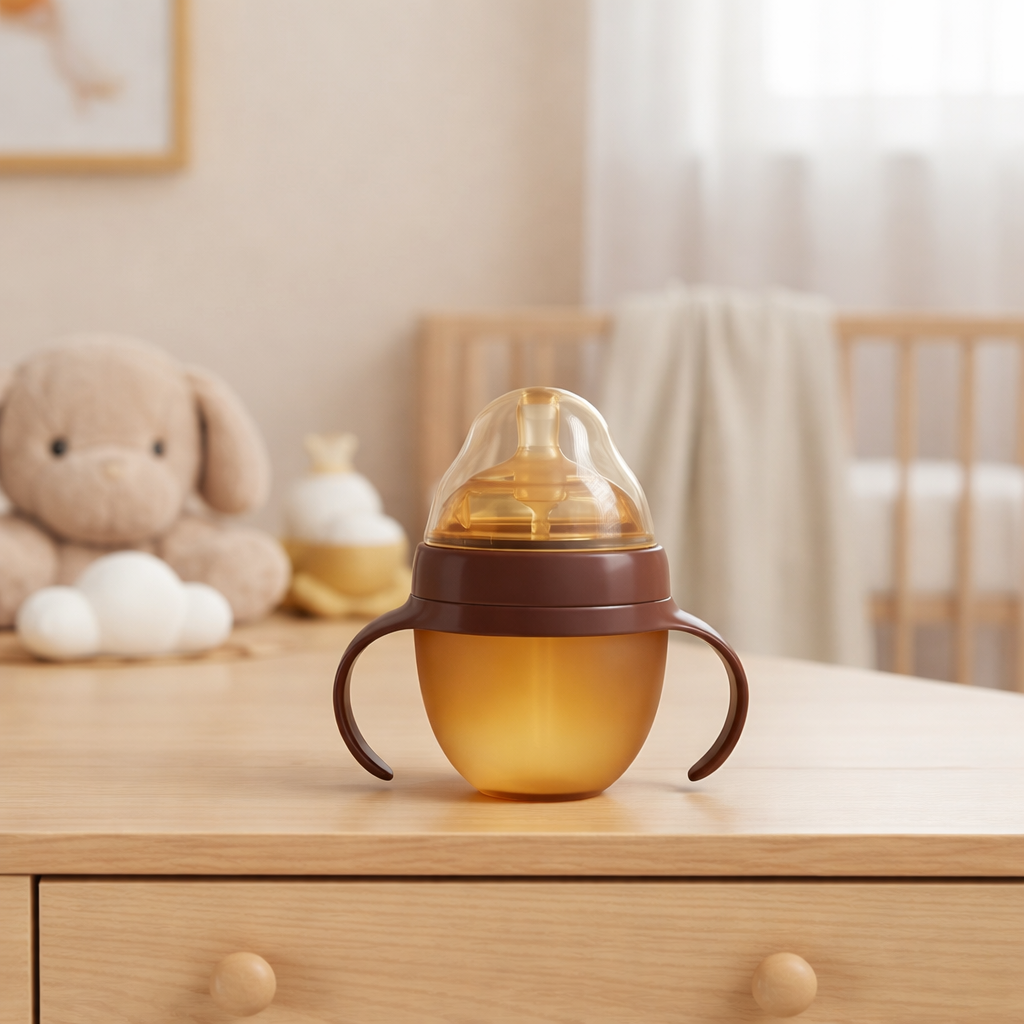 150ml/250ml Baby Silicone Bottle With Handle BPA Free