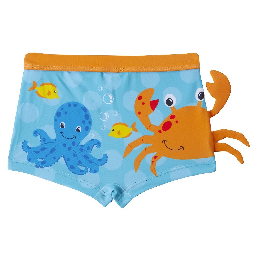 Baby Boys Novelty Sealife Swim Trunks 6-24 Months