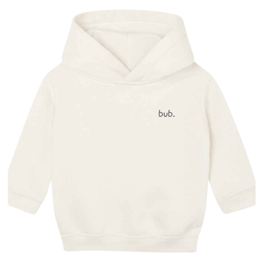 Bub Explorer Hoodie Cream 6-24 Months