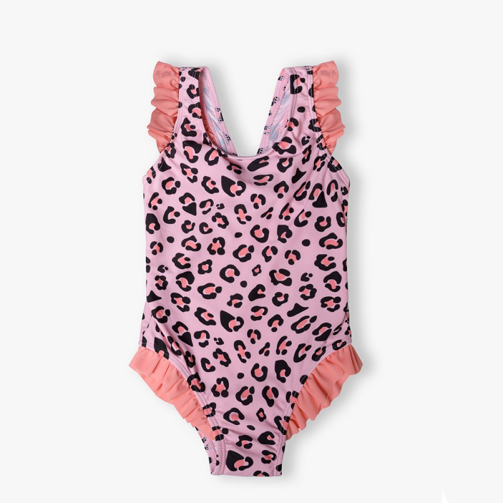 Girls Swimsuit With Leopard Print 1-3 Years