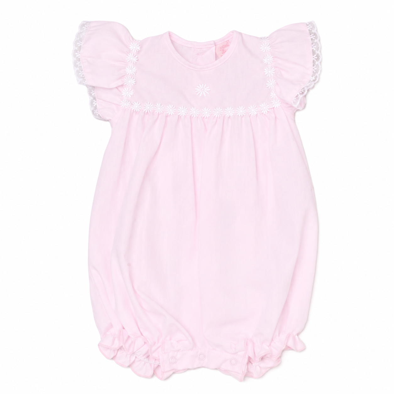 Baby Girls Romper With Embroidery (0-9 Months)