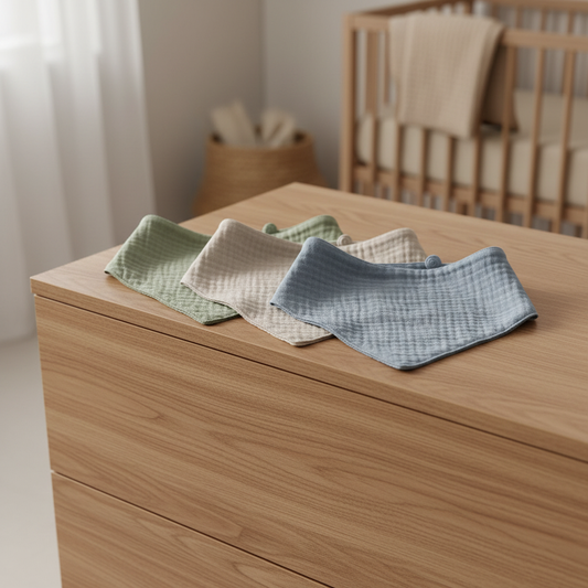 Baby Cotton Triangle Bibs Set of 3 Or 4