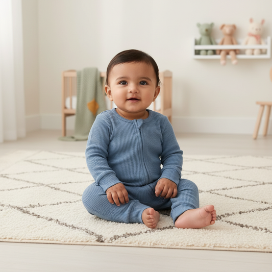 Baby Boy Zip Up Jumpsuits (2 Pack)