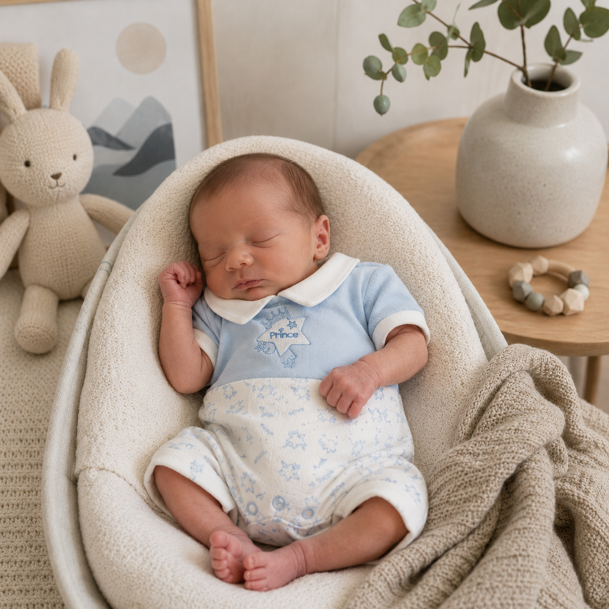 Premature Baby Boys Romper