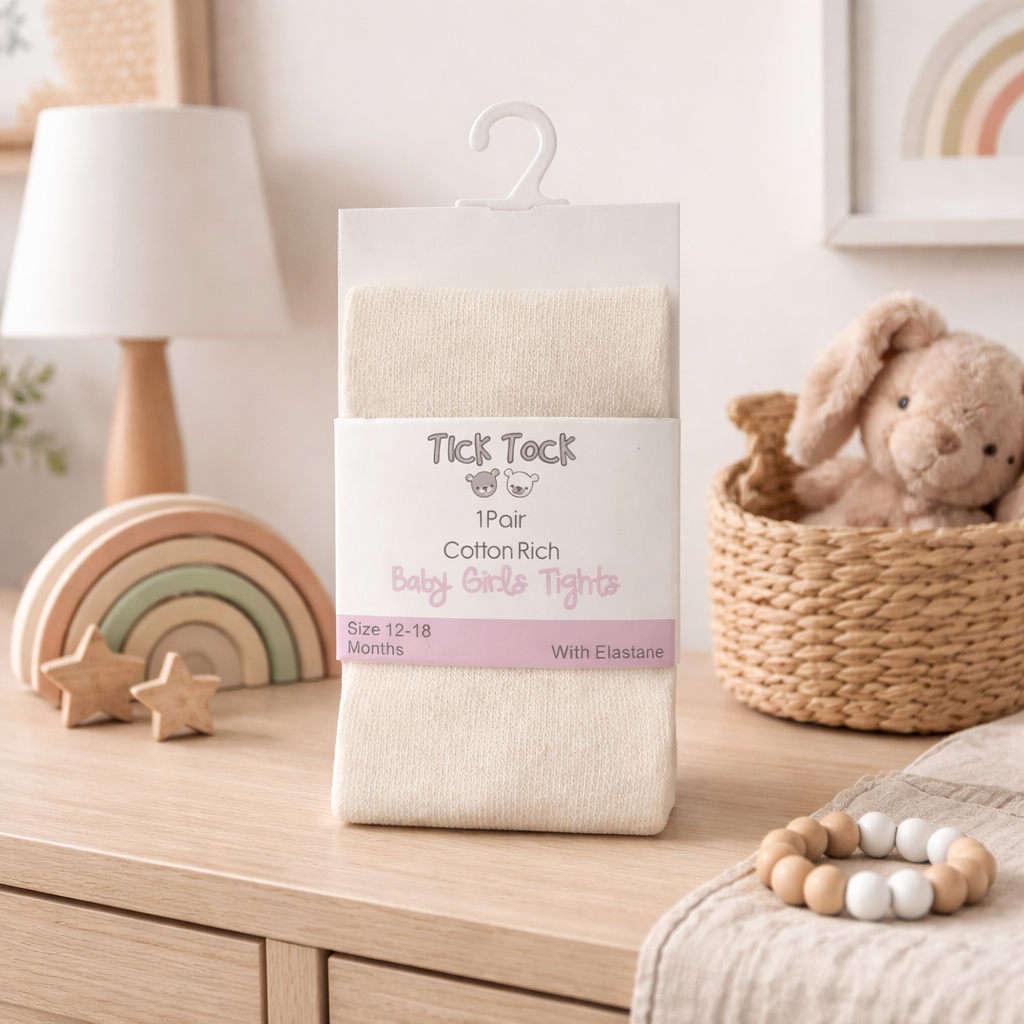 Baby Girls Cotton Tights 0-24 Months