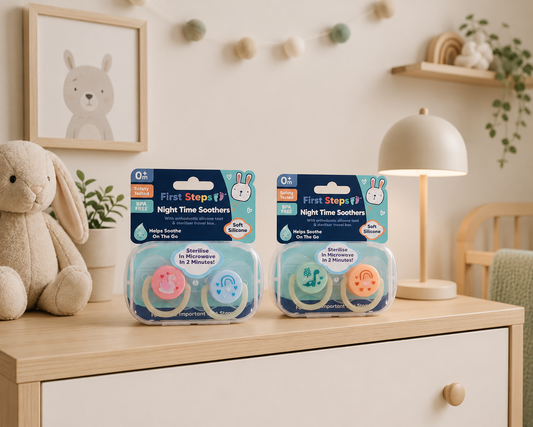 Babies 2 Pack Of Glow In The Dark Soothers From Newborn