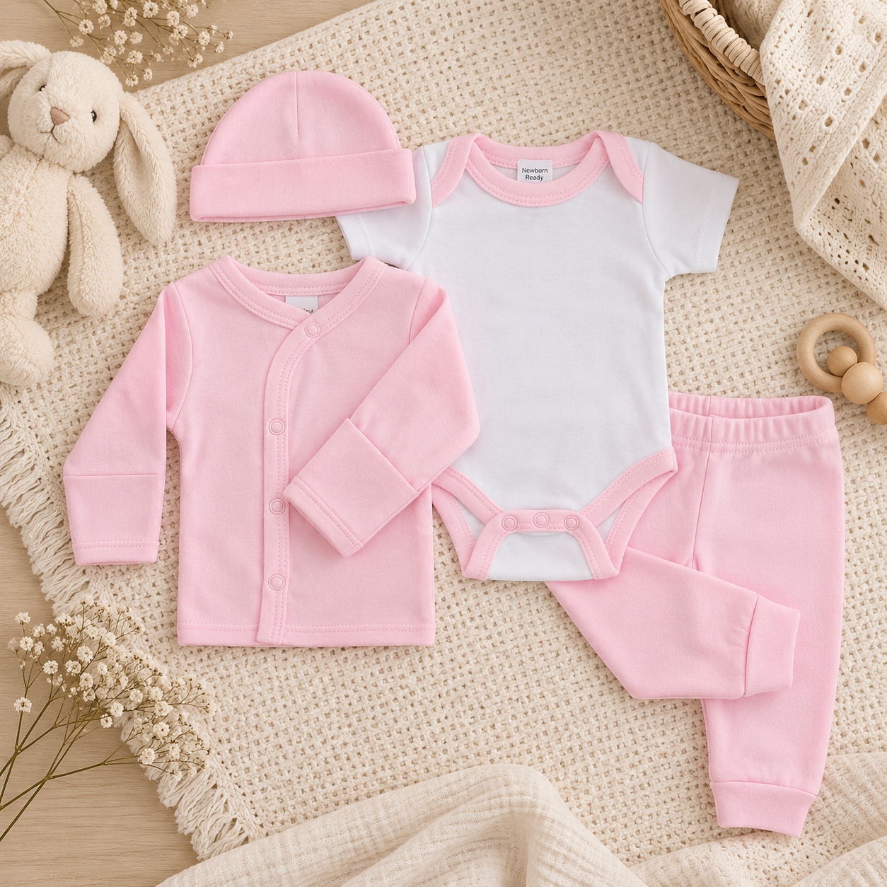Baby Girls Premature 4 piece Set (3.5lbs)