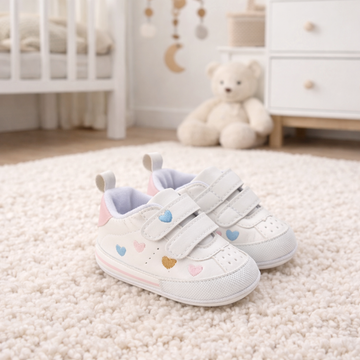 Baby Girls Soft Sole Prewalker Shoes