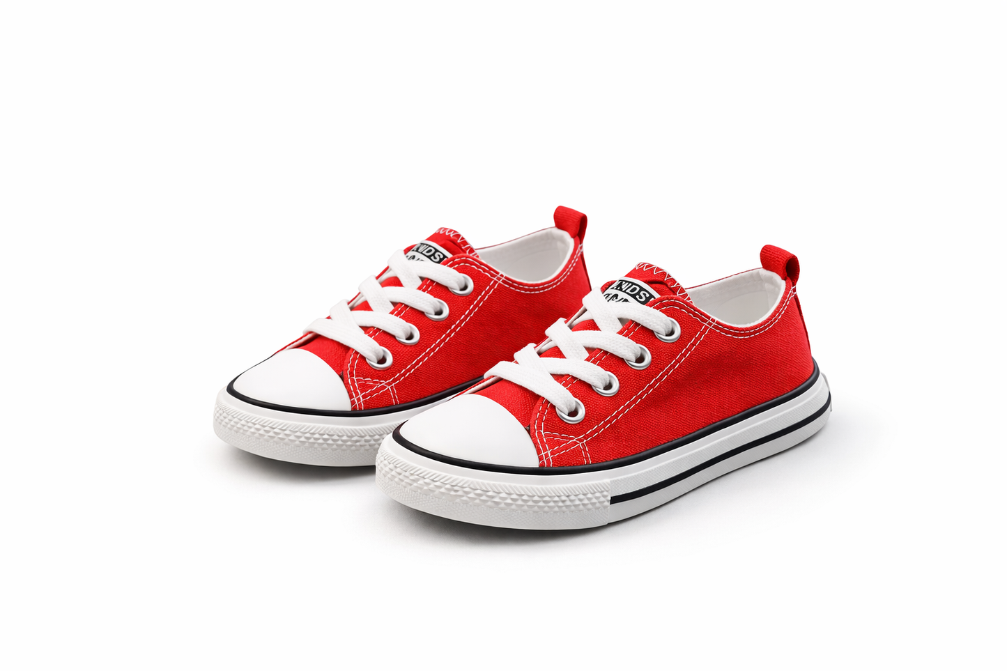 Baby & Toddler Canvas Trainers – Soft Sole Low Top First Walker Shoes