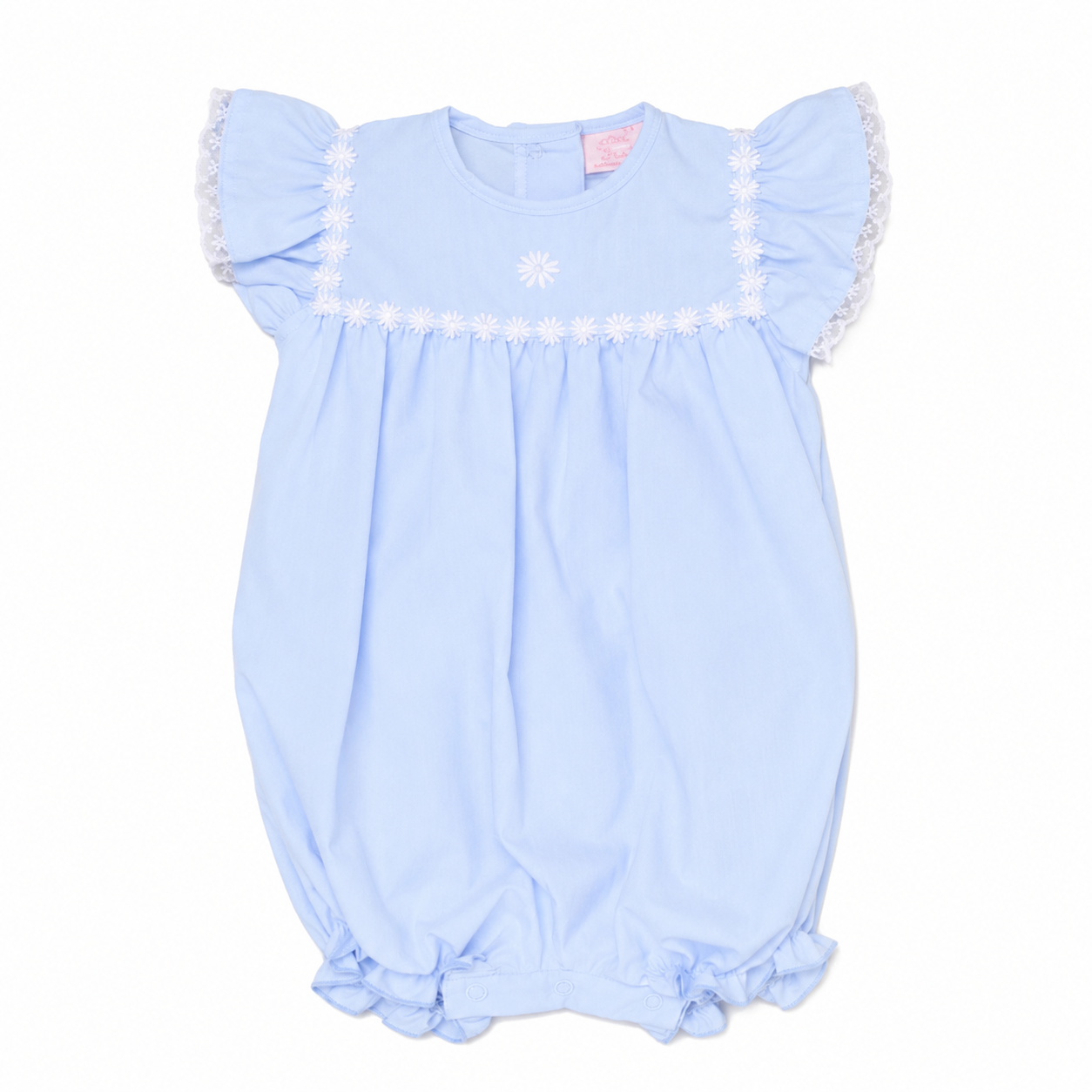 Baby Girls Romper With Embroidery (0-9 Months)