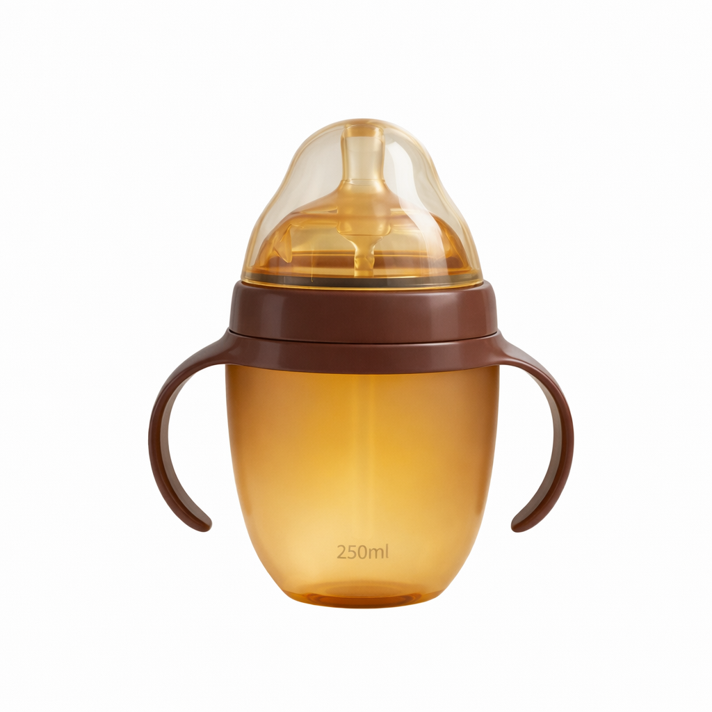 150ml/250ml Baby Silicone Bottle With Handle BPA Free